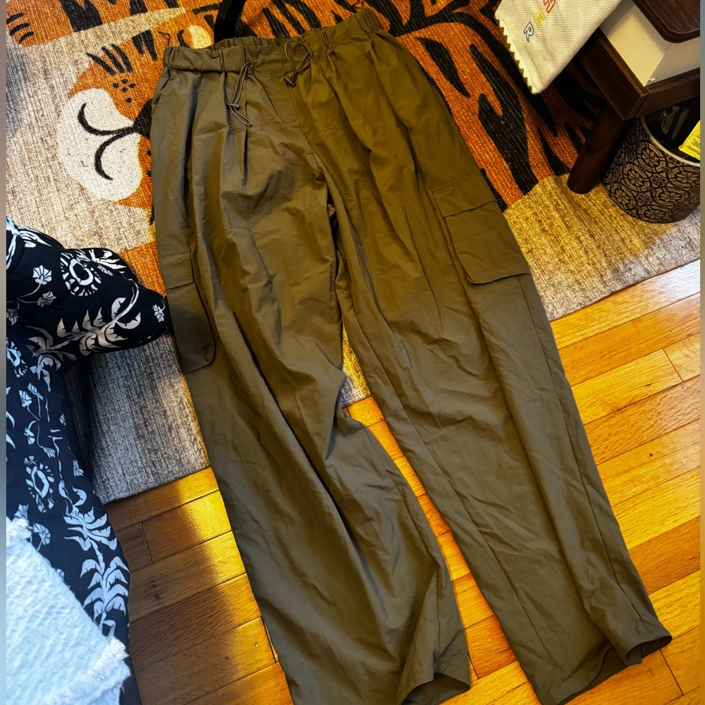 Fashion Nova Khaki Jogger Pants